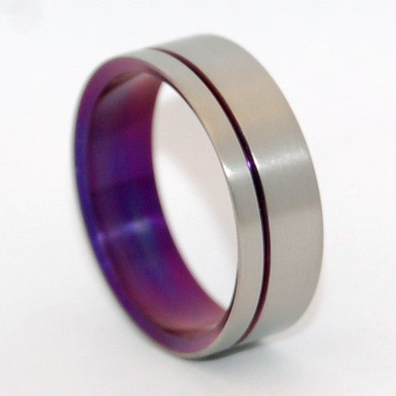 Heliotrope | Men's Titanium Wedding Ring - Minter and Richter Designs