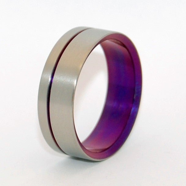 Heliotrope | Men's Titanium Wedding Ring - Minter and Richter Designs