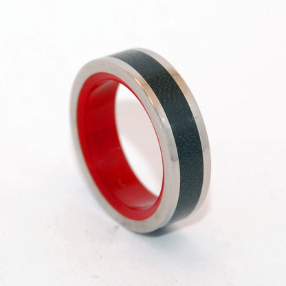 Hot! Hot! Hot! | Men's Titanium Wedding Ring - Minter and Richter Designs