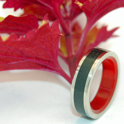 Hot! Hot! Hot! | Men's Titanium Wedding Ring - Minter and Richter Designs