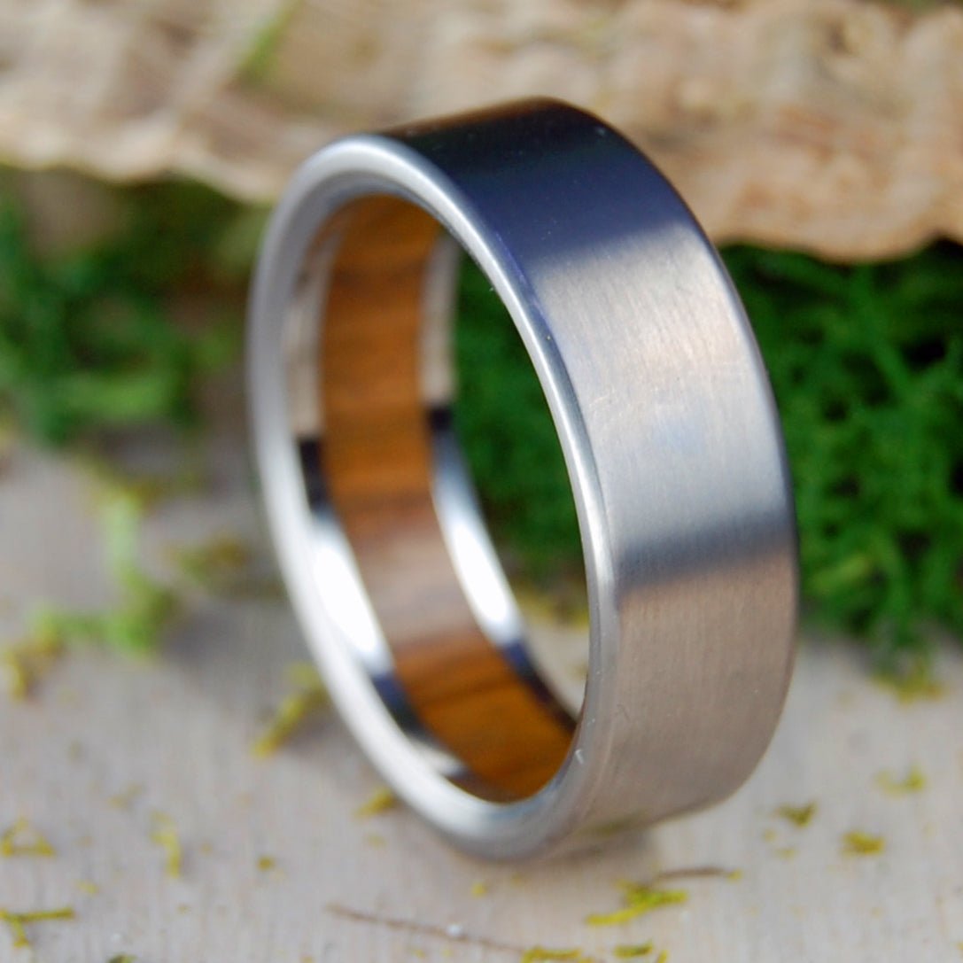 Humble Ancient Kauri | Men's Ancient Kauri Wood & Titanium Wedding Ring - Minter and Richter Designs