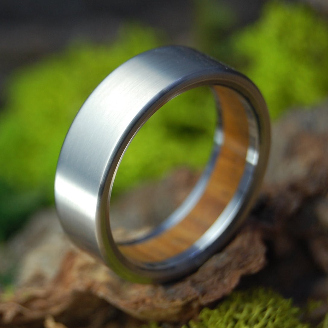 Humble Ancient Kauri | Men's Ancient Kauri Wood & Titanium Wedding Ring - Minter and Richter Designs