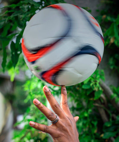 In The Midst Of The Waters | Men's Bloodwood, Turquoise & Titanium Wedding Ring - Minter and Richter Designs