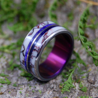 In The Wilds | Men's Stone & Titanium Wedding Ring - Minter and Richter Designs