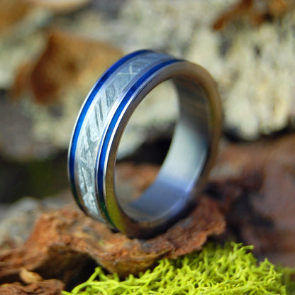 Intergalactic Fantastic | Men's Meteorite & Titanium Wedding Ring - Minter and Richter Designs