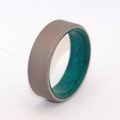 Jade Forest | Men's Jade & Titanium Wedding Ring - Minter and Richter Designs