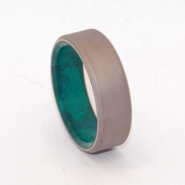 Jade Forest | Men's Jade & Titanium Wedding Ring - Minter and Richter Designs