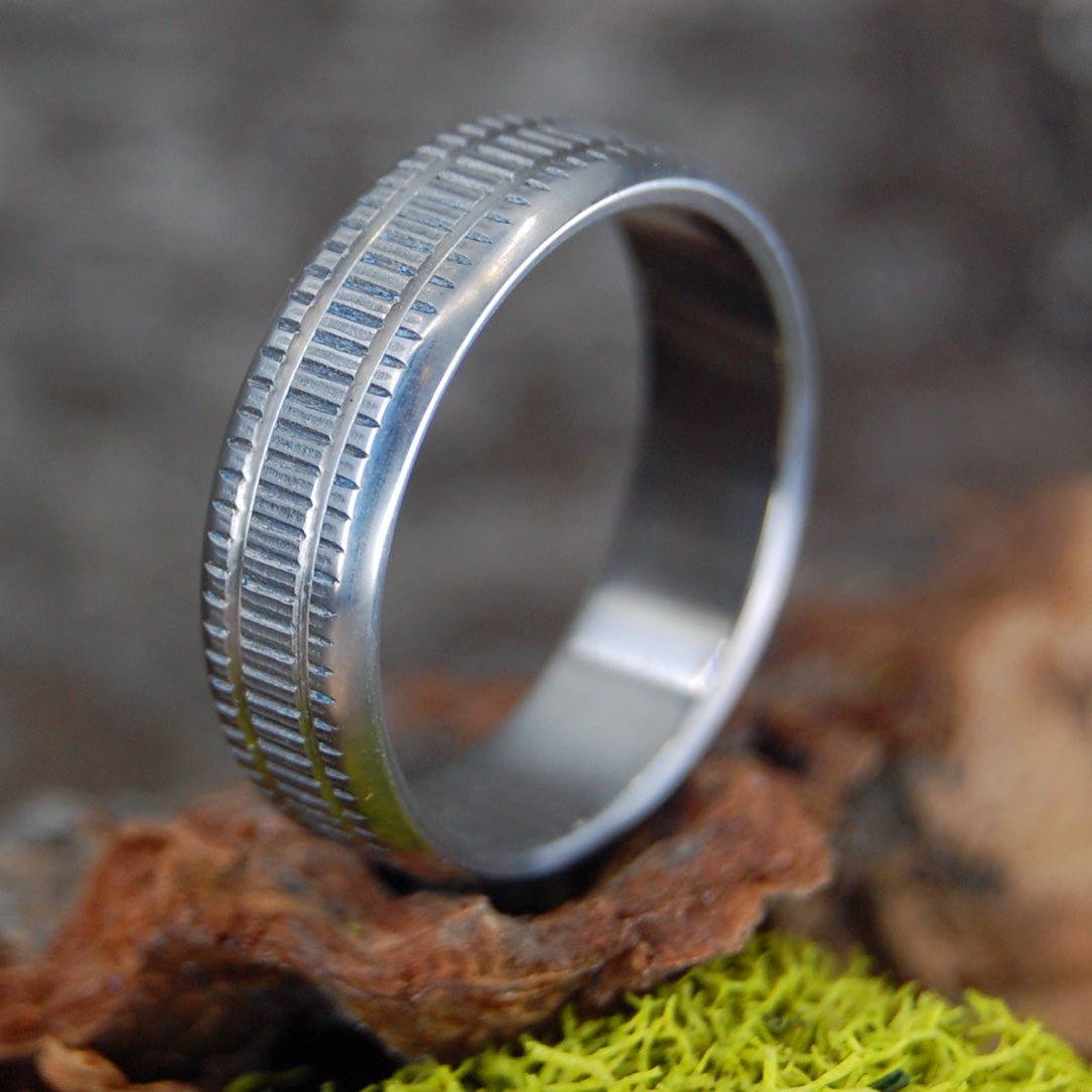 King Titan | Size 13.75 At 7mm | Titanium Wedding Ring | On Sale - Minter and Richter Designs