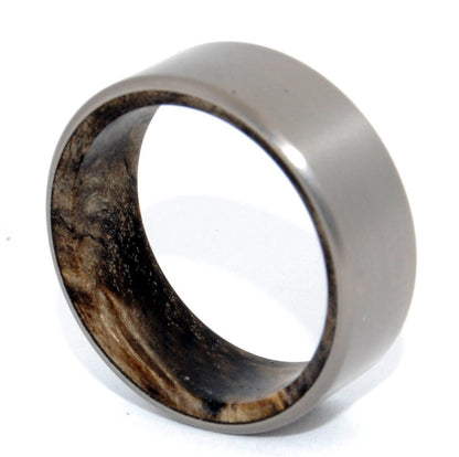 Kore Ii | Men's California Buckeye Wood & Titanium Wedding Ring - Minter and Richter Designs