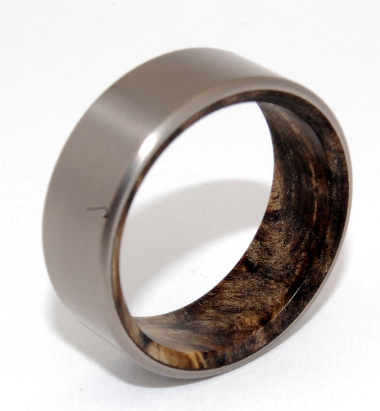 Kore Ii | Men's California Buckeye Wood & Titanium Wedding Ring - Minter and Richter Designs