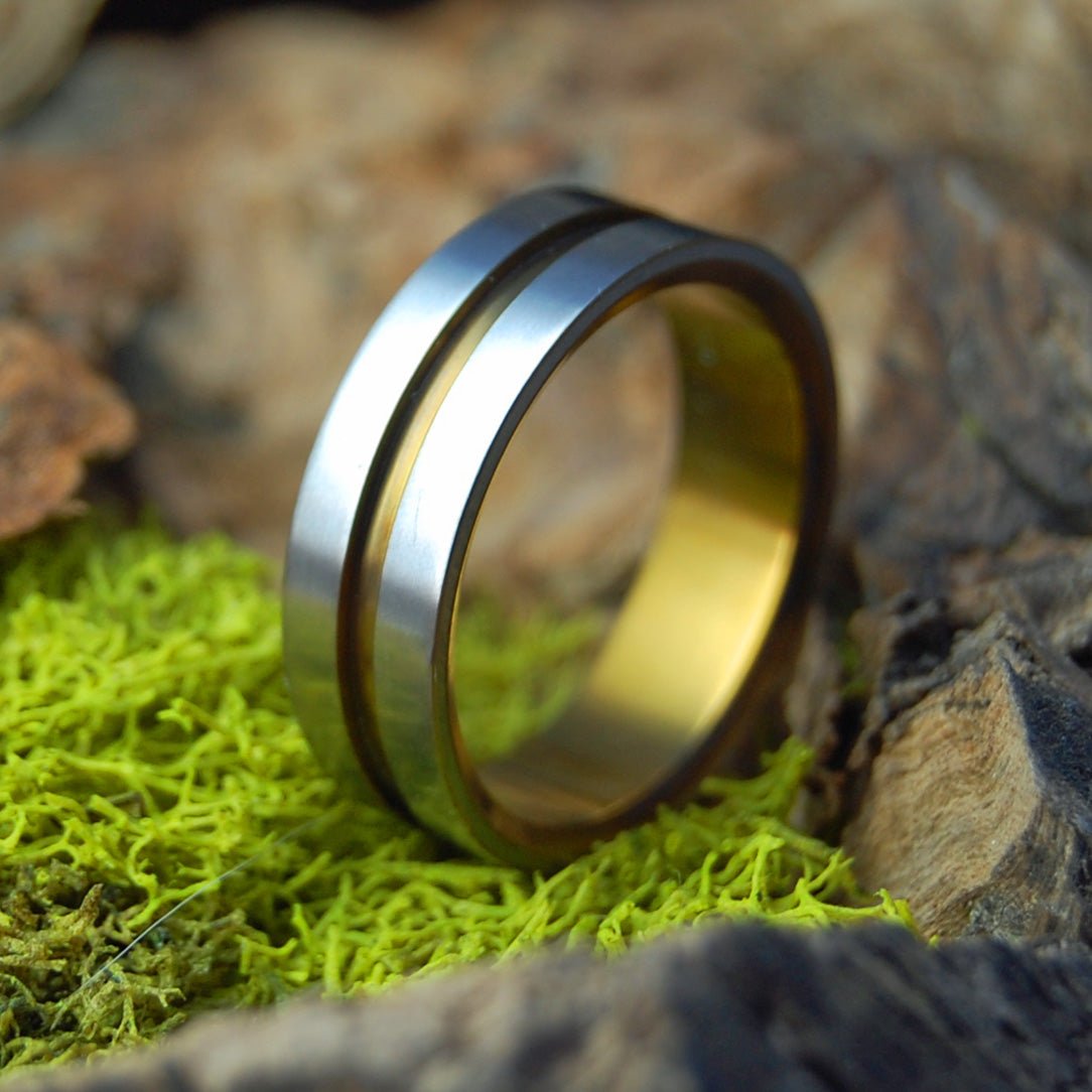 Lord Henry Bronze | Men's Bronze & Titanium Wedding Ring - Minter and Richter Designs