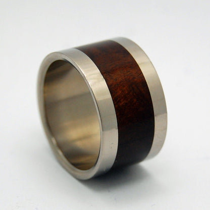 Manzanita In Love | Men's Manzanita Wood & Titanium Wedding Ring - Minter and Richter Designs