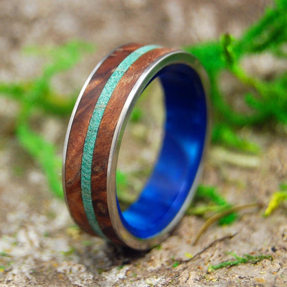 Maple And Oak | Men's Maple Wood, Oak Wood & Titanium Wedding Ring - Minter and Richter Designs