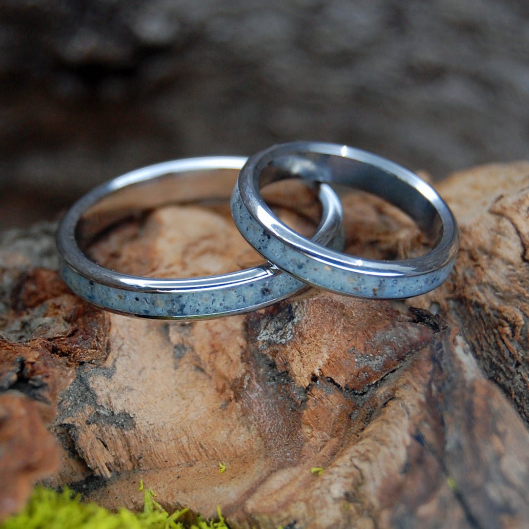 Meet Me At Martha's Vineyard | Martha's Vineyard Beach Sand - Unique Wedding Ring Ring - Minter and Richter Designs