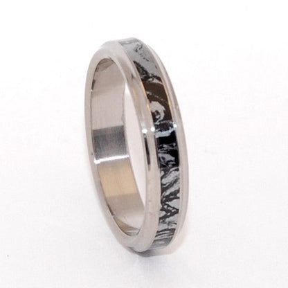 Meiko | Men's Mokume Gane & Titanium Promise Ring - Minter and Richter Designs