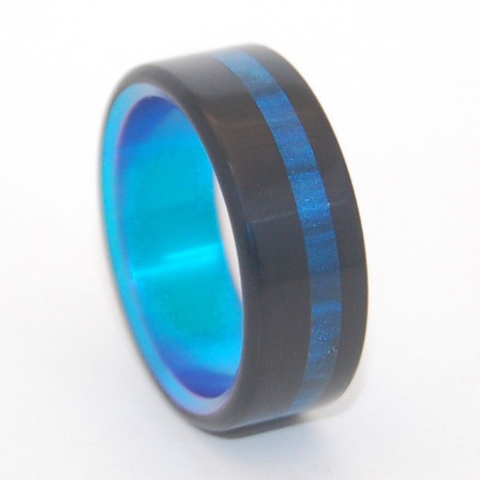 Moonswell | Men's Titanium Wedding Ring - Minter and Richter Designs