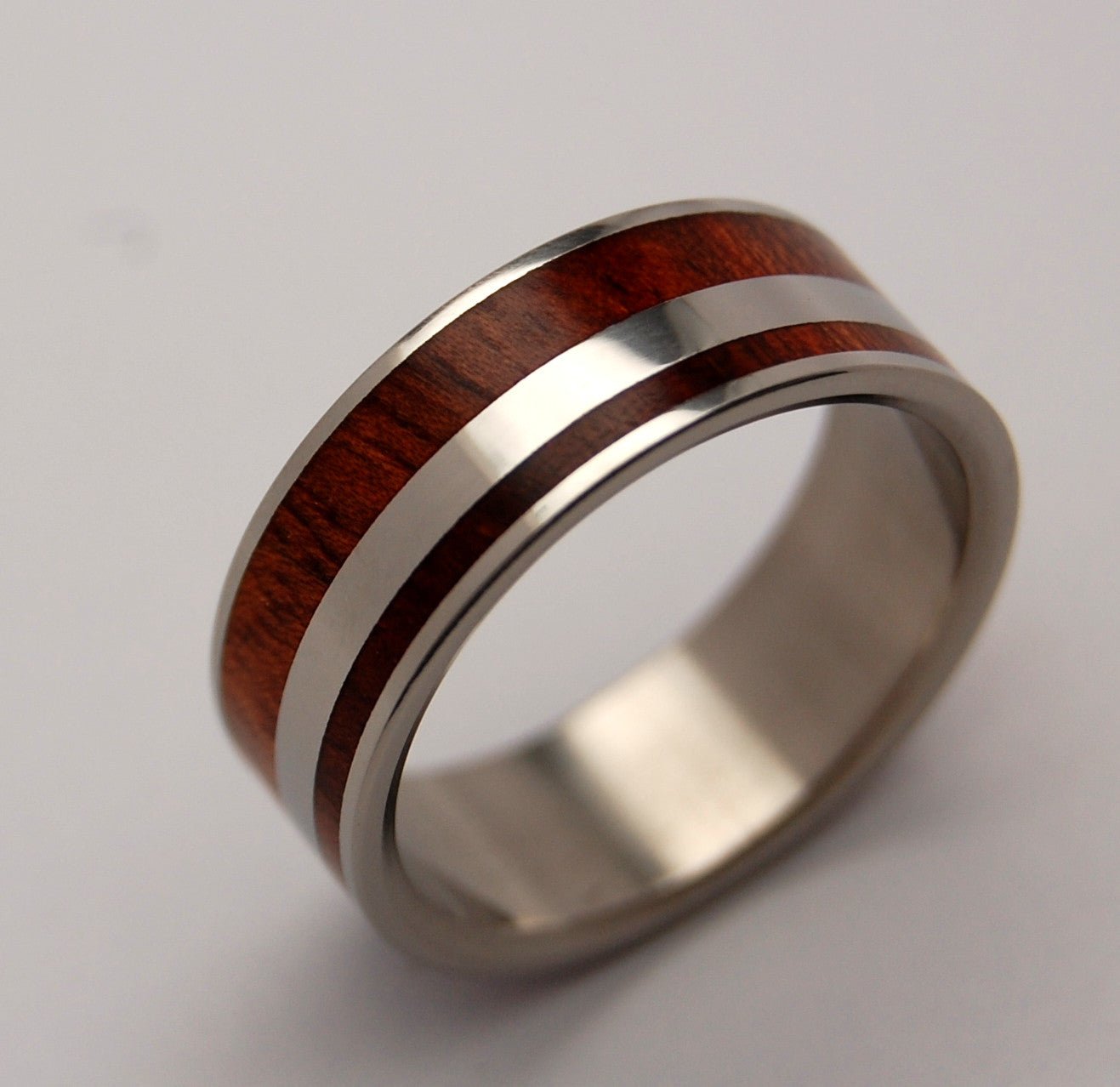 Morning Of Creation | Men's Bloodwood & Titanium Wedding Ring - Minter and Richter Designs