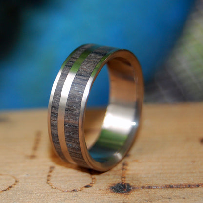 Morta | 6,000 Year Old Bog Oak - Wooden Wedding Ring - Minter and Richter Designs