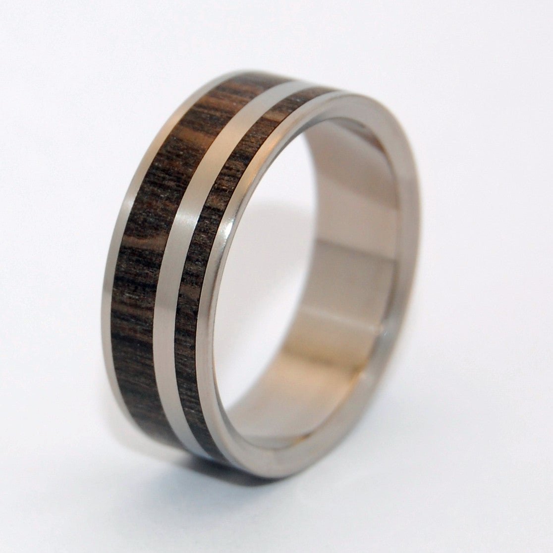 Morta | 6,000 Year Old Bog Oak - Wooden Wedding Ring - Minter and Richter Designs