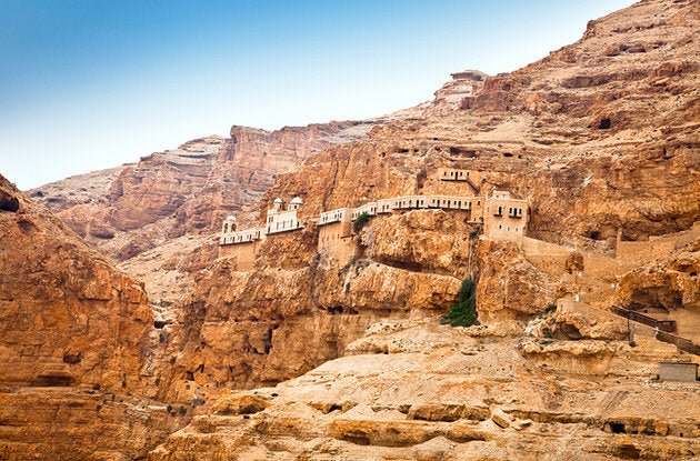 Mount Temptation, Jericho | Ground Stones Of Jerusalem - Unique Wedding Ring - Minter and Richter Designs