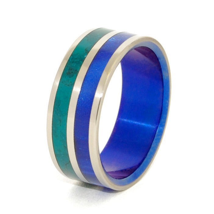 New Dawn | Men's Jade & Titanium Wedding Ring - Minter and Richter Designs