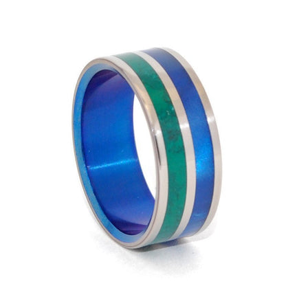 New Dawn | Men's Jade & Titanium Wedding Ring - Minter and Richter Designs