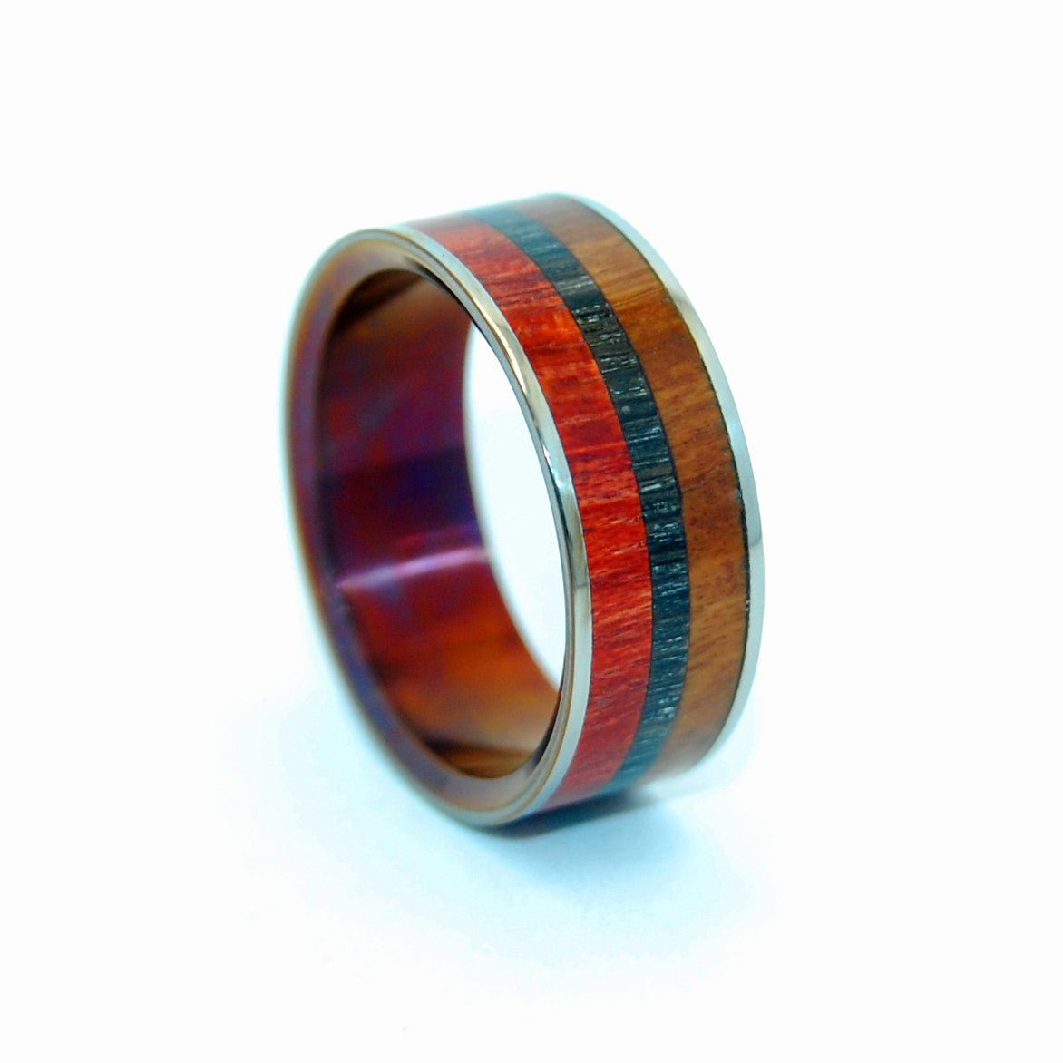 Old Soul | Men's Ancient Woods & Titanium Wedding Ring - Minter and Richter Designs