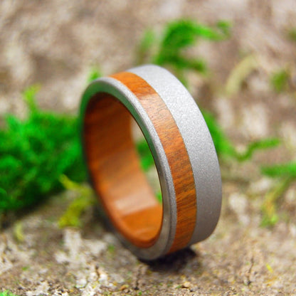 Olive Grove | Men's Olive Wood & Titanium Wedding Ring - Minter and Richter Designs