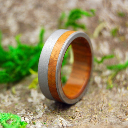 Olive Grove | Men's Olive Wood & Titanium Wedding Ring - Minter and Richter Designs