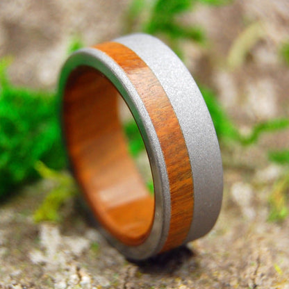 Olive Grove | Men's Olive Wood & Titanium Wedding Ring - Minter and Richter Designs