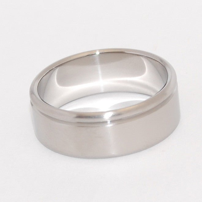 One Love | Men's Titanium Wedding Ring - Minter and Richter Designs