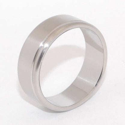 One Love | Men's Titanium Wedding Ring - Minter and Richter Designs