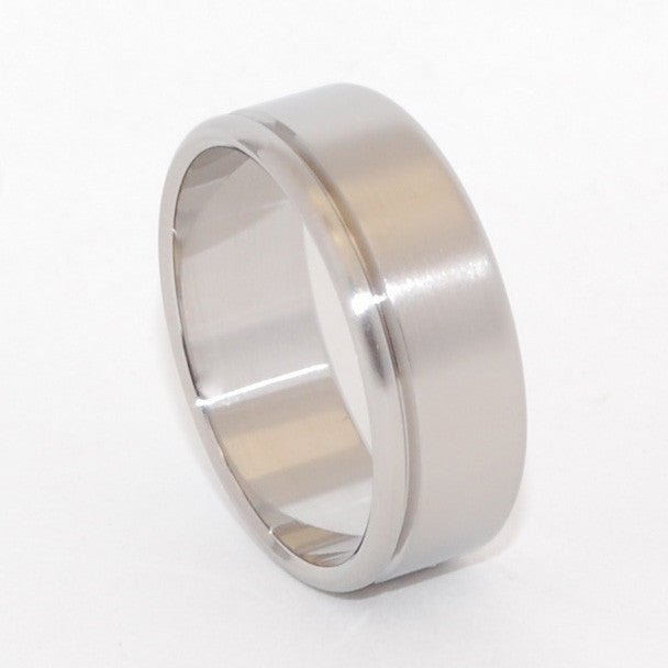 One Love | Men's Titanium Wedding Ring - Minter and Richter Designs