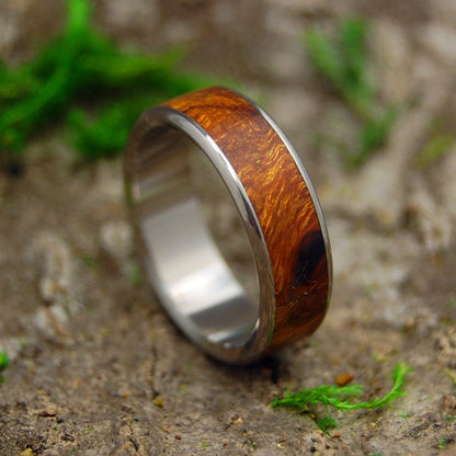 One Soul | Men's Desert Ironwood & Titanium Wedding Ring - Minter and Richter Designs