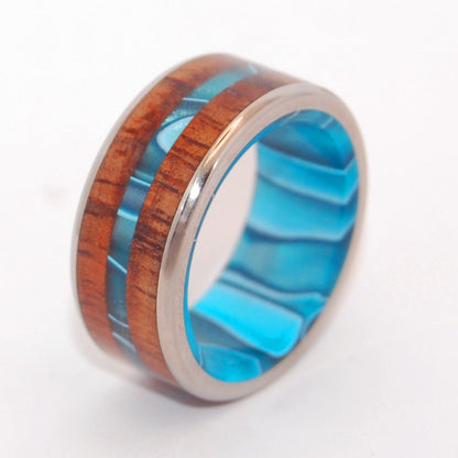 Outrigger | Men's Hawaiian Koa Wood & Titanium Wedding Ring - Minter and Richter Designs