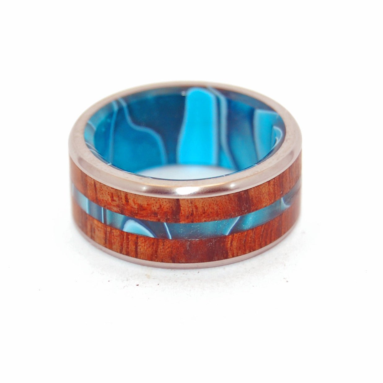 Outrigger | Men's Hawaiian Koa Wood & Titanium Wedding Ring - Minter and Richter Designs