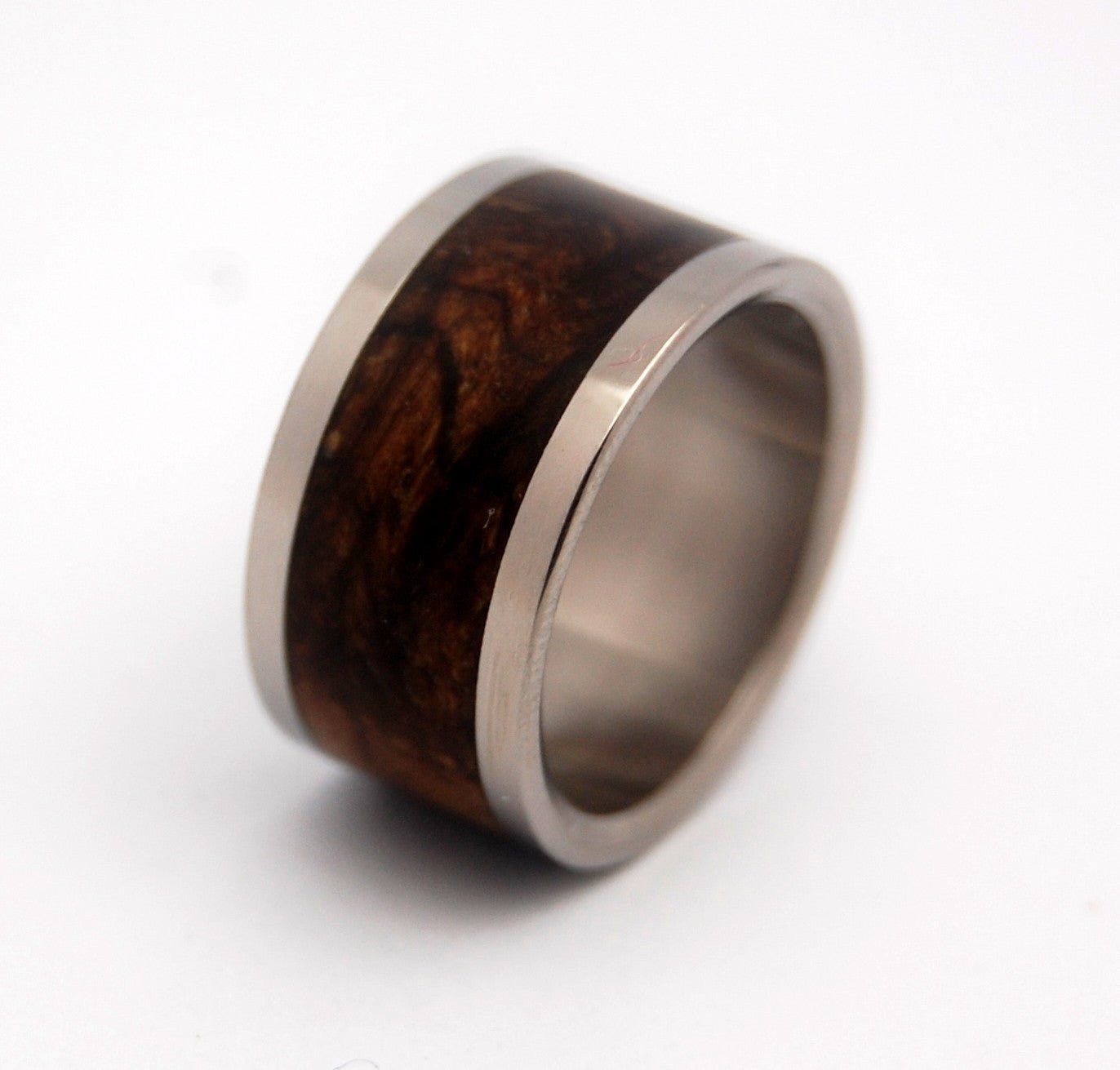 Owl | Men's Wood & Titanium Wedding Ring - Minter and Richter Designs