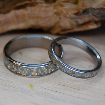 Pacific Grove | Beach Sand Ring - Unique Wedding Ring - Minter and Richter Designs