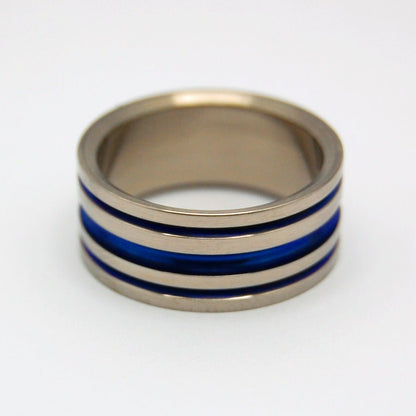 Perfect Groove | Men's Titanium Wedding Ring - Minter and Richter Designs