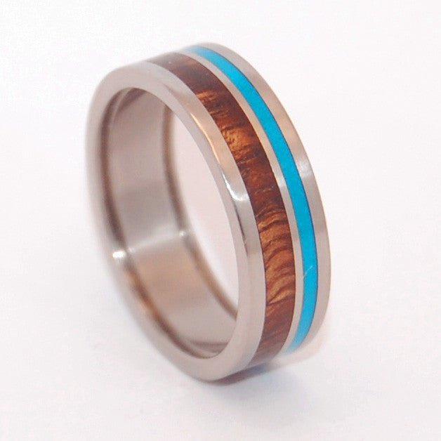 Pop - A - Top Wooded Cove | Beer Bottle Opening Wedding Ring - Men's Ring - Minter and Richter Designs