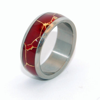 Rain Bringer | Men's Stone Wedding Ring - Minter and Richter Designs