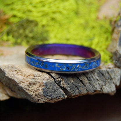 Rio Gallegos Patagonia | Women's Patagonia Stone & Titanium Wedding Ring - Minter and Richter Designs