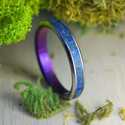 Rio Gallegos Patagonia | Women's Patagonia Stone & Titanium Wedding Ring - Minter and Richter Designs