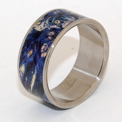 Shooting Stars | Men's Box Elder Wood Wedding Ring - Minter and Richter Designs