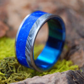 SODALITE BURST | Sodalite Stone & Silver Burst M3 - Stone Wedding Ring