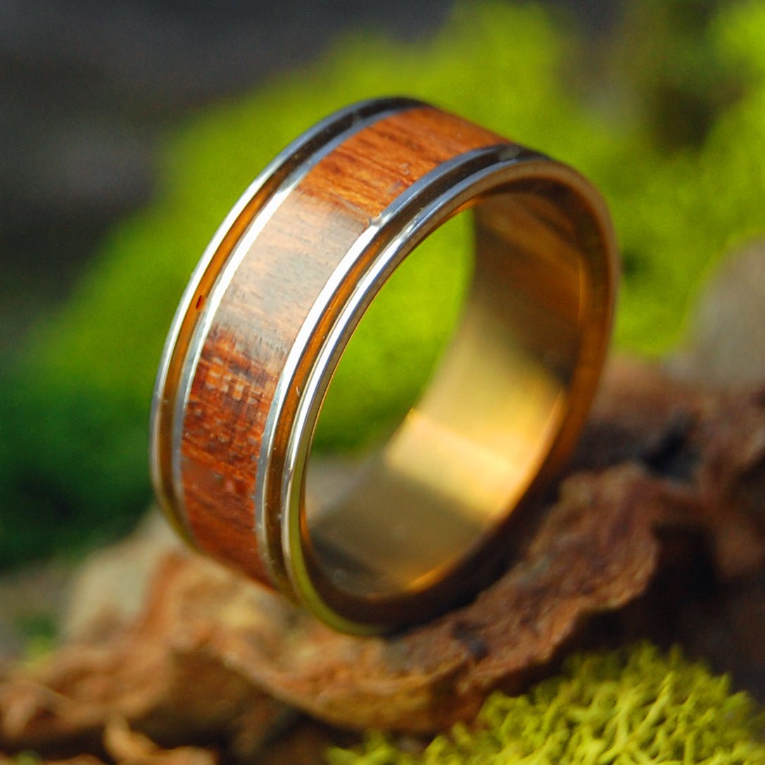 Snake Alchemist | Men's Snake Wood & Titanium Wedding Ring - Minter and Richter Designs