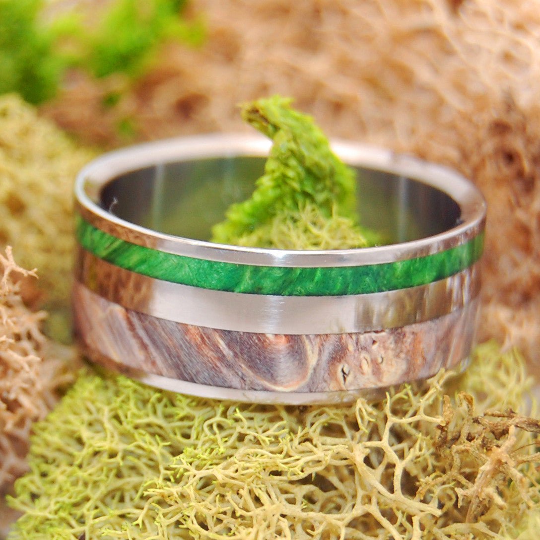 Spring Eternal | Men's Wood Wedding Ring - Minter and Richter Designs