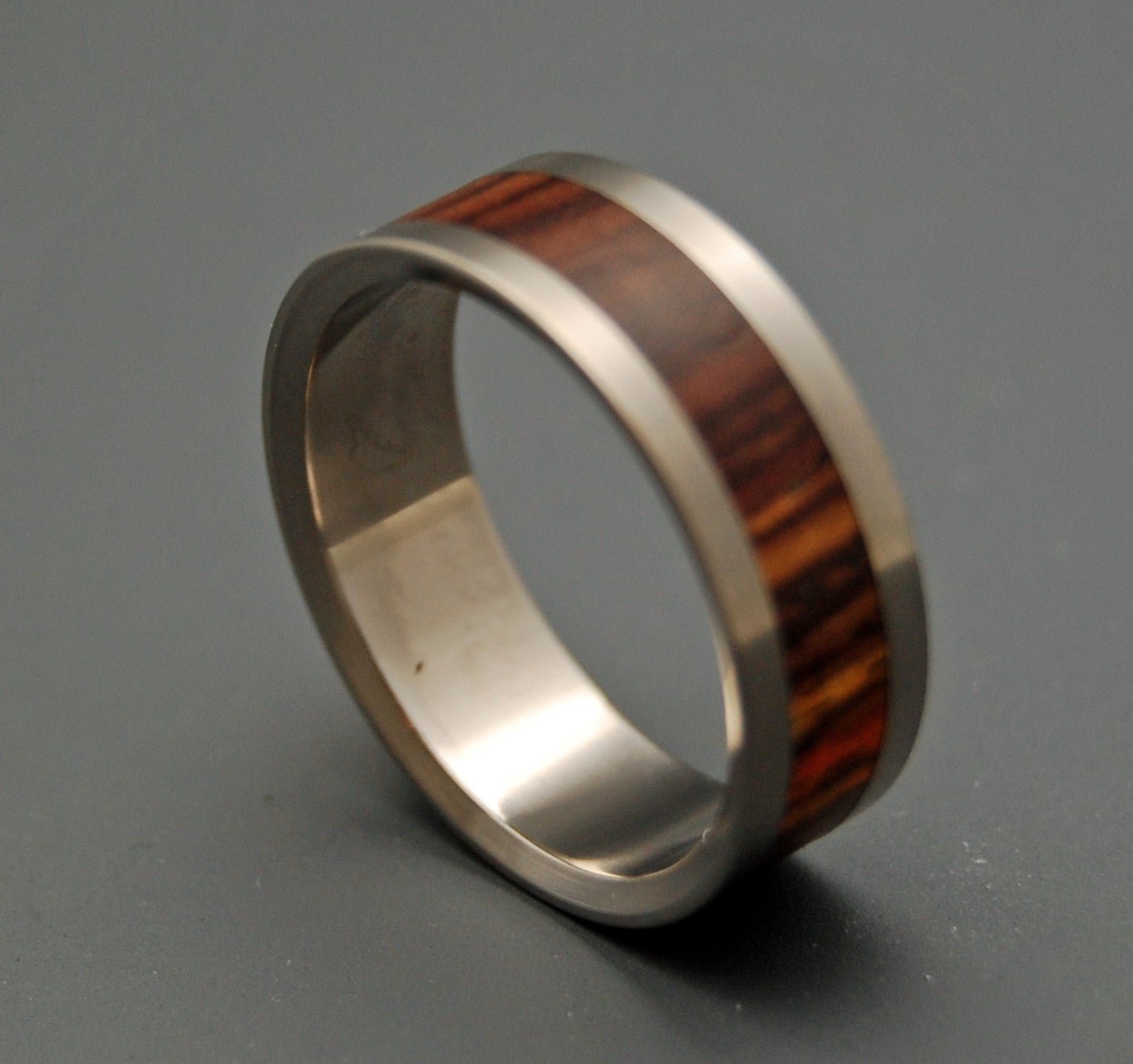 Standing Still | Men's Wood & Titanium Wedding Ring - Minter and Richter Designs