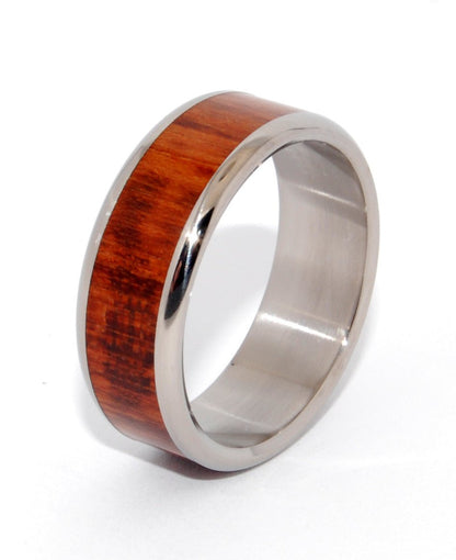 Tempted | Men's Snake Wood & Titanium Wedding Ring - Minter and Richter Designs