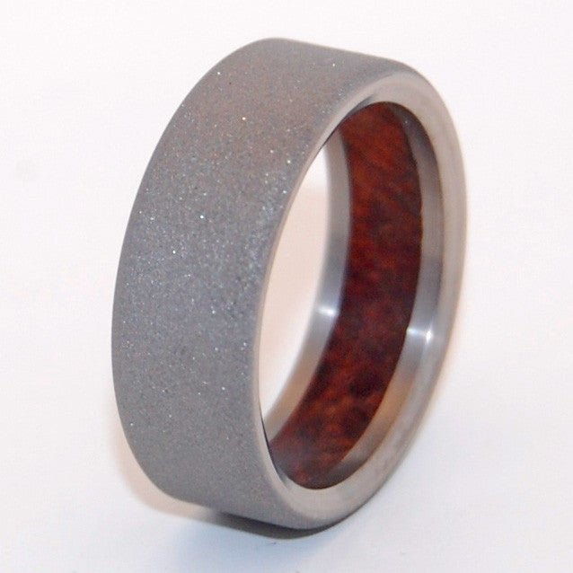 Texas Mesquite | Men's Mesquite Wood & Titanium Wedding Ring - Minter and Richter Designs